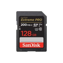 SANDISK 128GB Extreme PRO SD Card, Up to 200MB/s Read Speeds, UHS-I